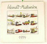 Wandt-Malerei Kalender Deckblatt 1994